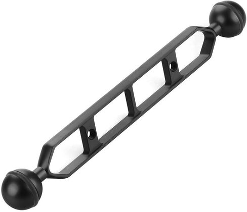 Aluminum Underwater Dual Ball Joint Arm Extender Extension Arm Mount for Hero 13 and Hero All Action Diving Light Camera (Black,9 Inch) in Saudi Arabia