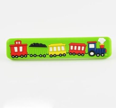 1PCS Kitchen Decorative Knobs Children Room Furniture handle Car/Train Drawer Pulls/Dresser for Kids and Nursery Rooms - (Color: Car Yellow knob) in Saudi Arabia