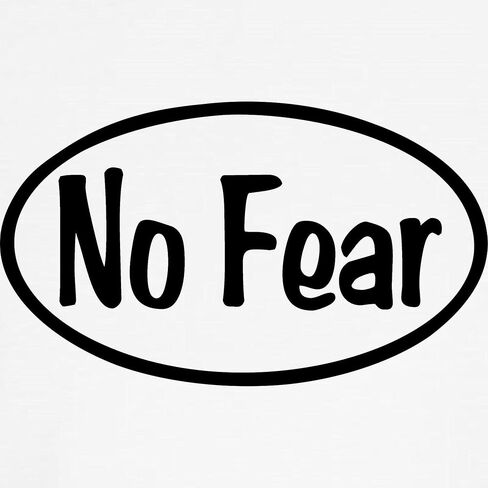 CafePress No Fear Oval Toddler T Shirt Cute Toddler Graphic Tee, 100% Cotton in Saudi Arabia