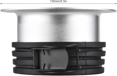 محول سرعة حلقة السرعة ، استبدال محول Metal Softbox Softbox Ring لضوء LED Monolight للتصوير الفوتوغرافي المهني (144 ملم) in Kuwait