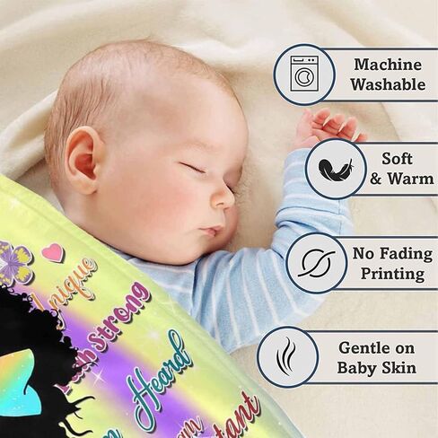 Artsadd Custom Toddler بطانية مع Name for Kids Girls ، شخصية صغيرة مخصصة للطفل الأميرة الذي يتلقى بطانية مخصصة للرضيع حديث الولادة المخصصة لليئة ناعمة تلقي البطانيات للطفل in Kuwait