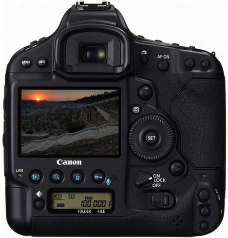 Canon EOS-1D X 18.1MP الإطار الكامل CMOS Digital SLR كاميرا أسود in Kuwait