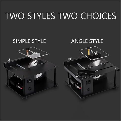 150W Multifunctional Mini Table Saw DC Woodworking Sliding Table Saw Jade Handmade DIY Crafts Cutting Machine Angle Cut Tools For Beginnners DIY Use(Angle model A) in Saudi Arabia