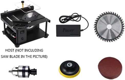 150W Multifunctional Mini Table Saw DC Woodworking Sliding Table Saw Jade Handmade DIY Crafts Cutting Machine Angle Cut Tools For Beginnners DIY Use(Angle model A) in Saudi Arabia
