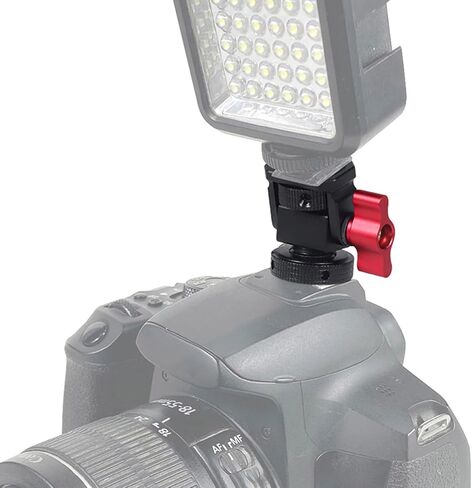 180 360 Degree Swivels Tilt Monitors Holder Mount Quick Release Cold Shoe 1/4 Screw for DSLR Camera Light Bracket in Kuwait