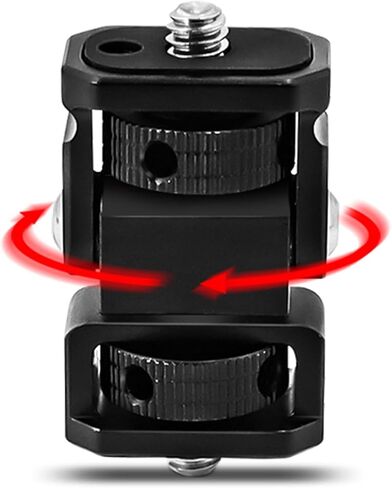 180 360 Degree Swivels Tilt Monitors Holder Mount Quick Release Cold Shoe 1/4 Screw for DSLR Camera Light Bracket in Kuwait