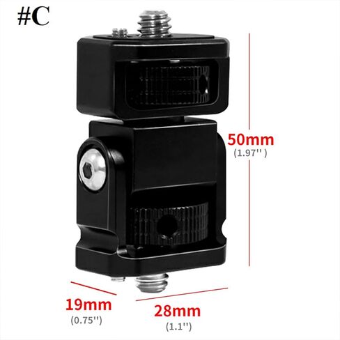180 360 Degree Swivels Tilt Monitors Holder Mount Quick Release Cold Shoe 1/4 Screw for DSLR Camera Light Bracket in Kuwait