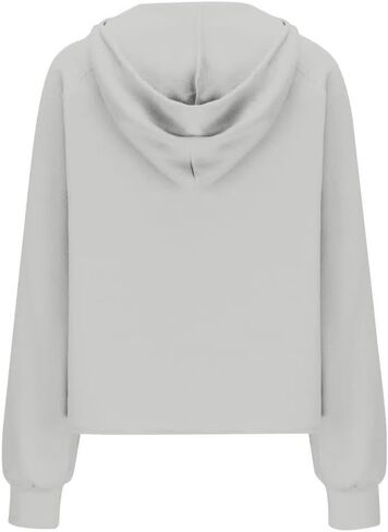 FMCHICO WOMENS SWESSSHIRTS HALD ZIP CROSPLOVER FLOOVER Fleece Quarter Quare Hoodies تسقط ملابس ملابس إبهام الثقب in Kuwait