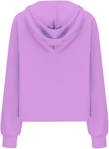 FMCHICO WOMENS SWESSSHIRTS HALD ZIP CROSPLOVER FLOOVER Fleece Quarter Quare Hoodies تسقط ملابس ملابس إبهام الثقب in Kuwait