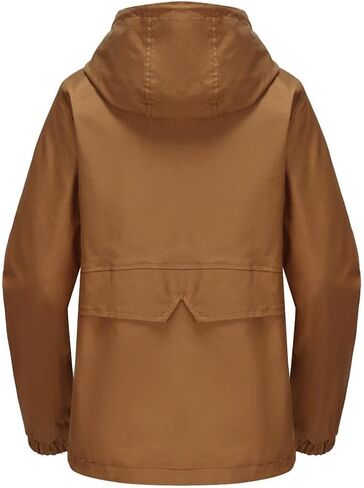 FMCHICO Women's Jacket with Hood Warm Lightweight Waterproof Insulated Windbreaker in Saudi Arabia