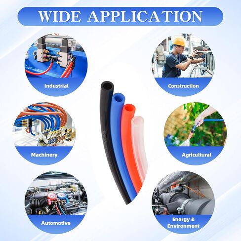 PU Air Hose 10mm OD x 6.5mm ID Blue Polyurethane Hose 100 Meters 328 FT Pneumatic Tubing Pipe for Air Compressor in Saudi Arabia