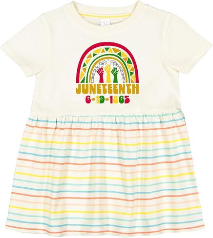 inktastic Juneteenth 6-19-1865 Rainbow Infant Dress in Saudi Arabia