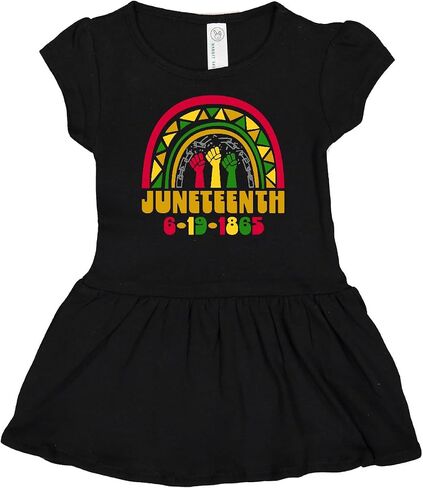inktastic Juneteenth 6-19-1865 Rainbow Infant Dress in Saudi Arabia