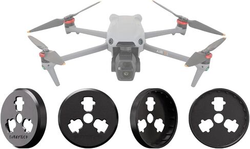 Air 3s Motor Cover Aluminum Cap for DJI Air 3s/Air 3/Mavic 3 Pro RC Drone Accessories - 4PCS Dustproof,Waterproof,Scratchproof Protective Case Mounts Red in Saudi Arabia