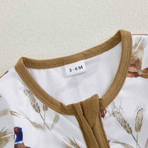 Baby Boy Girl Hunter Clothes Mallard Duck Romper Jumpsuit Long Sleeve Zip Up One Piece Overalls Hunting Baby Clothes in Saudi Arabia