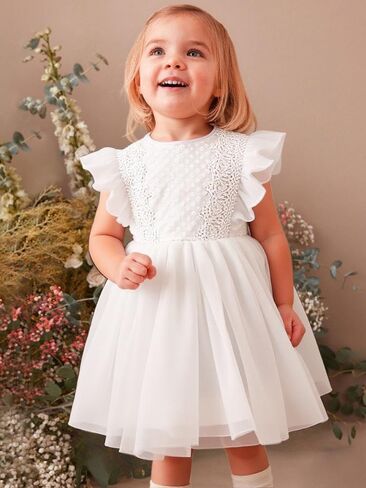AGQT Baby Girls Tulle Tutu Dress Sleeveless Party Dress Size 6M-5T in Saudi Arabia