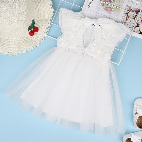 AGQT Baby Girls Tulle Tutu Dress Sleeveless Party Dress Size 6M-5T in Saudi Arabia