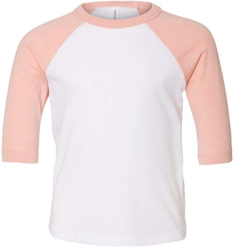 Bella Canvas - Toddler Three-Quarter Sleeve Baseball Tee - 3200T in Saudi Arabia