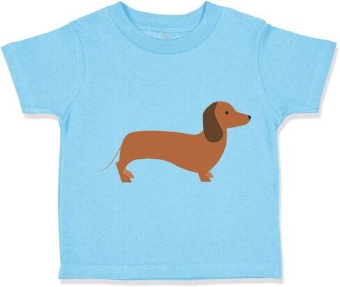 Toddler T-Shirt Dachshund Dog Lover Pet A Cotton Cute Dog Boy & Girl Clothes in Saudi Arabia