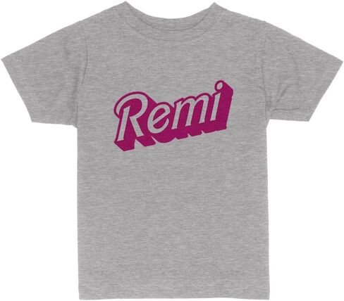 Remi Doll Font Toddler Kids T-Shirt in Saudi Arabia