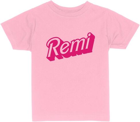Remi Doll Font Toddler Kids T-Shirt in Saudi Arabia