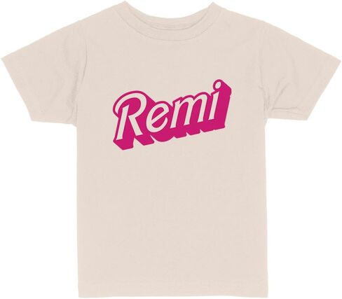 Remi Doll Font Toddler Kids T-Shirt in Saudi Arabia