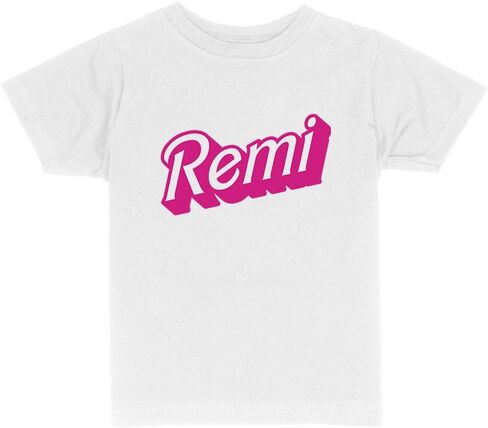 Remi Doll Font Toddler Kids T-Shirt in Saudi Arabia