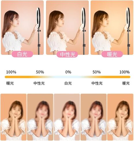 Mobile Phone Live Broadcast Bracket Fill Light Equipment a Full Set of Selfie Beauty Anchor Special Photo Artifact(E) in Kuwait