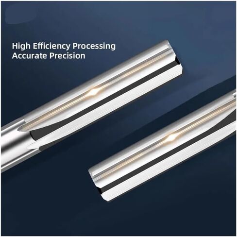 Machine Reamer 10mm~12.09mm Straight Flute Solid Carbide Uncoated Tolerance Chucking Metal Cutter CNC for Aluminum(10.98x40x80x6T) in Saudi Arabia