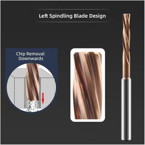 Machine Reamer Left Hand Micro Carbide Spiral Flute Coated PRO CNC External Cooling Aluminum Small Hole Making 1.11mm-1.69mm(1.22xD4x8x15x50-4T) in Saudi Arabia