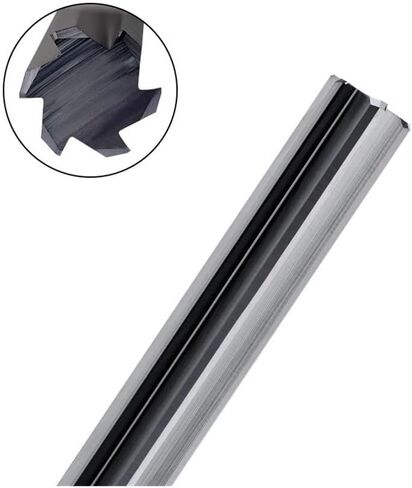 Straight Flute Carbide Machine Reamer 4/6 Flute Chucking Reamer Machine Cutting Tools 2 2.5 3 4 5 6 7 8 9 10mm(6x30x60-6F) in Saudi Arabia