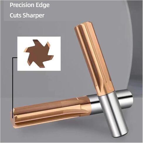 1-15 مم آلة كربيد reamer مستقيم الأخدود شانك H7 أدوات دوارة الحفر Deburring 4/6 Flutes CNC CNC الخناق (14x100mm H7) in Saudi Arabia