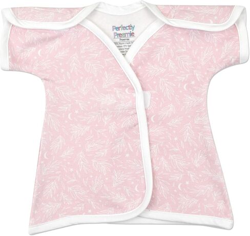 Girl's Open-Shoulder Short-Sleeve Ultra Soft NICU Dress - NICU Friendly - Preemie (3-6lbs) in Kuwait