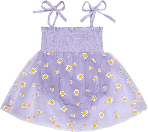 GUISBY Baby Girl 1st Birthday Romper Sleeveless Tulle Bodysuit with Headband Cake Smash Outfit for 9-18 Months in Saudi Arabia