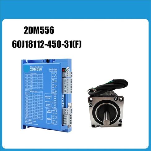 1pcs Open Loop Stepper Motor Kit 4N.m 566oz-in Stepping Motor and Driver Step Motor Units for Computerized Numerical Control Laser Tube Cutter(2DM556) in Kuwait