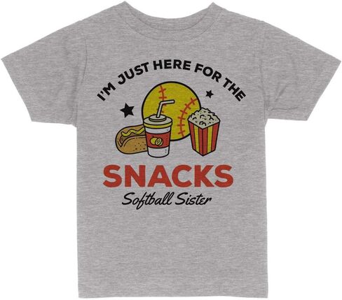 Softball Sister Sister Funny Toddler Kids T-Shirt in Kuwait