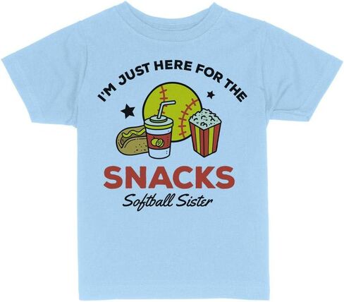 Softball Sister Sister Funny Toddler Kids T-Shirt in Kuwait