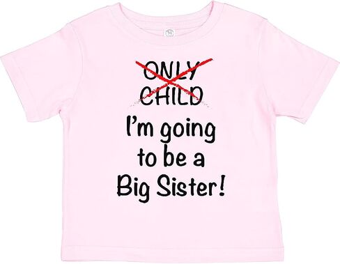 inktastic I'm Going to Be a Big Sister Toddler T-Shirt in Saudi Arabia