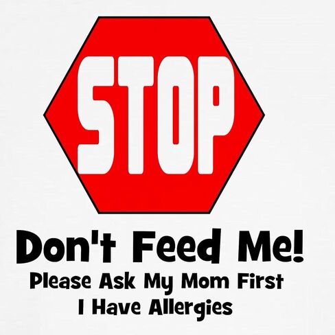 CafePress Don't Feed Me Allergies Toddler T Shirt Cute Toddler Graphic Tee, 100% Cotton in Kuwait
