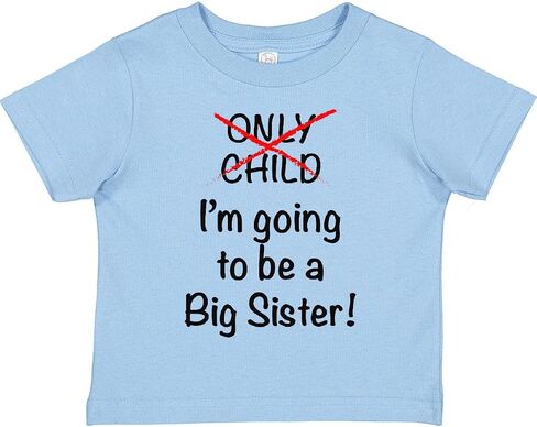 inktastic I'm Going to Be a Big Sister Toddler T-Shirt in Saudi Arabia