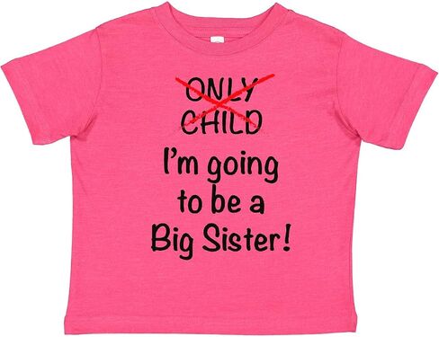 inktastic I'm Going to Be a Big Sister Toddler T-Shirt in Saudi Arabia