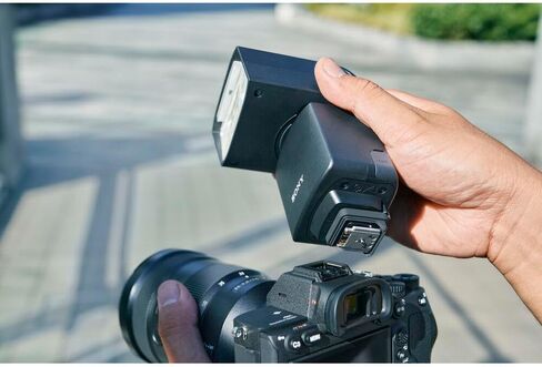 Sony HVL-F46RM Wireless Radio External Flash (HVL-F46RM) + AA Rechargeable Batteries + Cleaning Kit + Flash Bracket (Renewed) in Saudi Arabia