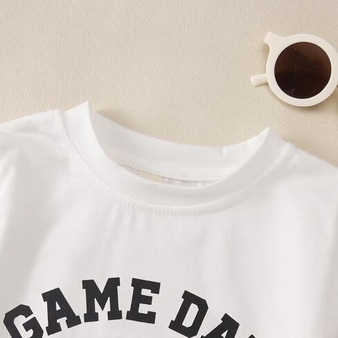 Baseball Shirts for Toddler Baby Boys Funny Game Day T-Shirt Kid Summer Baseball Lover Tees Outfit Short Sleeve Tops in Saudi Arabia