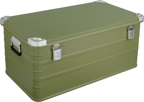 Eylar Crossover Aluminum Overland Storage, Trunk, Metal Cargo Case, Storage Box (95L Large, Tan) in Saudi Arabia