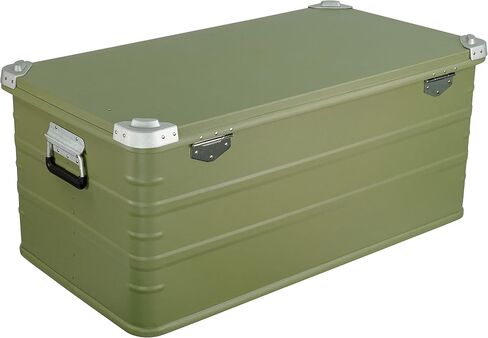 Eylar Crossover Aluminum Overland Storage, Trunk, Metal Cargo Case, Storage Box (95L Large, Tan) in Saudi Arabia
