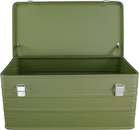 Eylar Crossover Aluminum Overland Storage, Trunk, Metal Cargo Case, Storage Box (95L Large, Tan) in Saudi Arabia