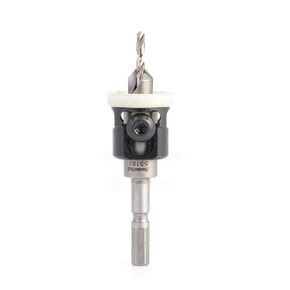 Amana Tool 55182 Carbide Tipped 82 Degree Countersink with Adjustable Low Friction Depth Stop For Festool CENTROTEC System 3/8 D x 1/8 Drill D