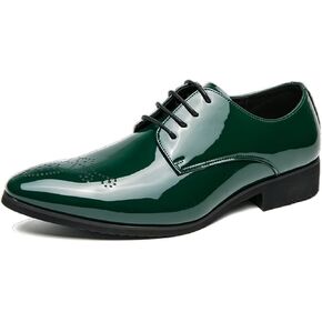 Shoes Dress Oxford for Men Lace Up Pointed Toe Leather Office Shoes Men Elegant Loafers Casual Work Office Comfortable Business Shoes
