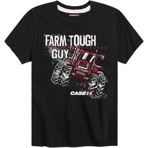 Case IH Tough Farm Guy - CASE IH Toddler Short Sleeve Graphic T-Shirt - Size 4T Black