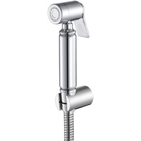 Square Press Round Nozzle Toilet Flushing Faucet Sprayer Full Pressure and Leakproof HandheldToilet Sprayer Kit,Hand Held Cloth Diaper Sprayer for Toilet,Easy to I